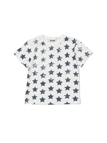 Bella Vintage Star T-shirt_White - LOTS YOU - Modalova