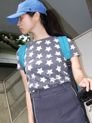 Bella Vintage Star T-shirt_Blue - LOTS YOU - Modalova