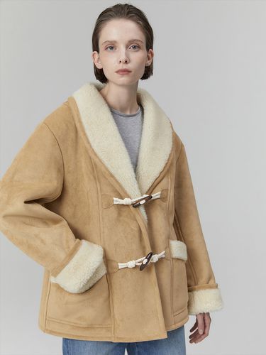 Shawl Collar Fur Half Jacket - marieclaire - Modalova