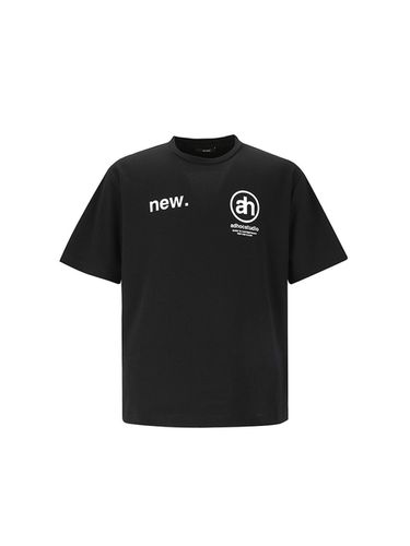 Logo Artwork T-Shirt _ Black - ADHOC - Modalova