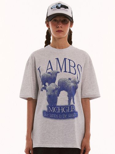 Lambs Over-fit Tee - Melange - MATCHGLOBE - Modalova