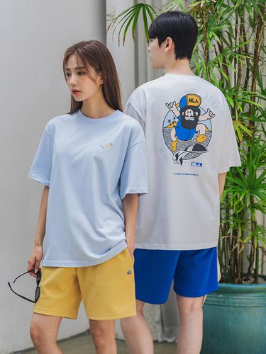 Spinner Surfing Oversized T-shirt (3 Color) - alvinclo - Modalova