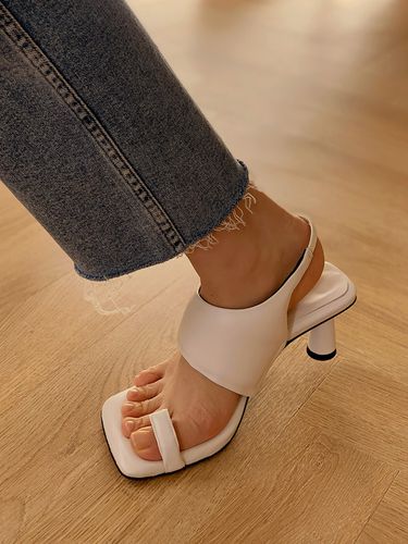 Summer Toe Sandal Heel_White - then - Modalova