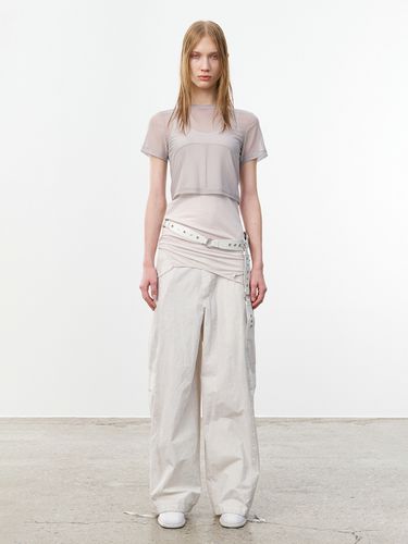 Moon Wash Pants _Gray - STUDIO TABLE - Modalova