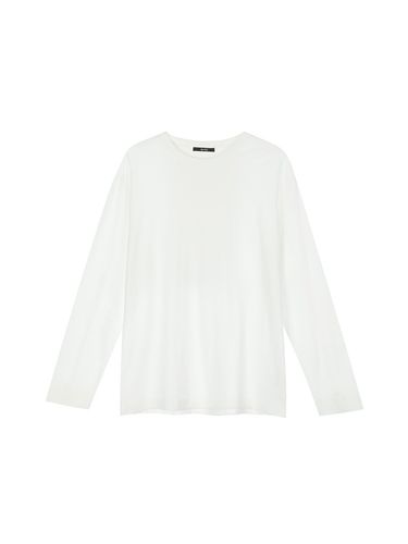 Buttoned Cuff T-Shirt _ White - ADHOC - Modalova