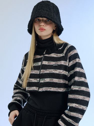 Bokashi St Crop Cardigan_Black - OoH-AHh! - Modalova