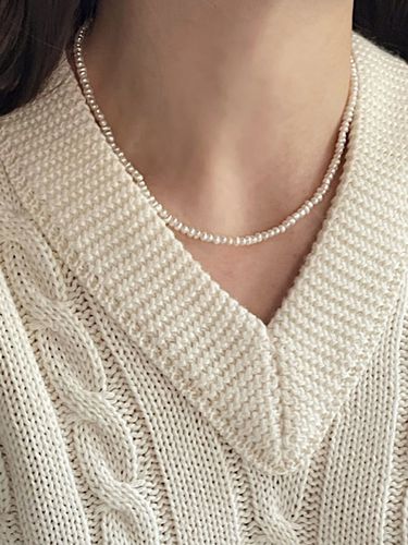 Oar Classic Small Pearl Necklace - oar - Modalova