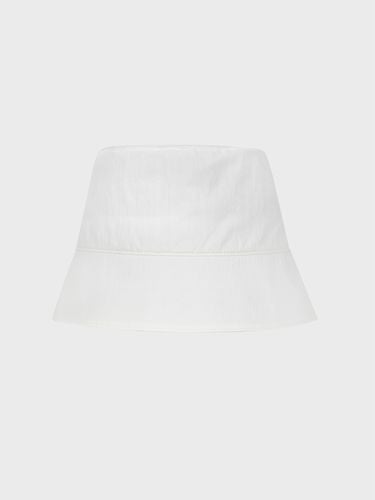 Light Nylon Deep Bucket Hat_White - LIEU HOMME - Modalova