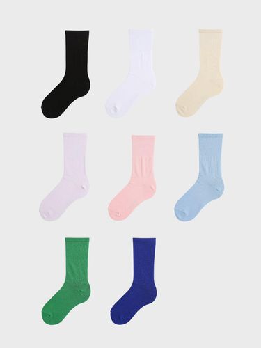 Plain Socks_10 Colors - DONUTVINYLSHOP - Modalova