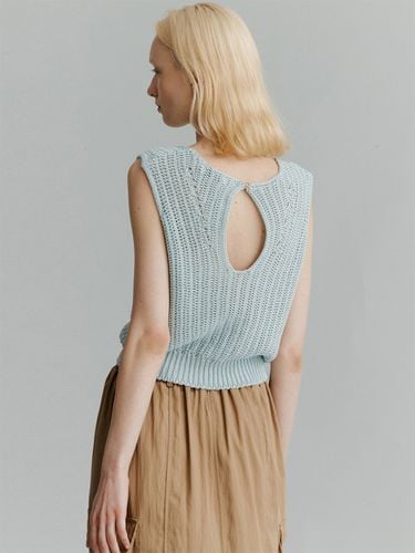 Knit Vest _Blue - THE RYE - Modalova