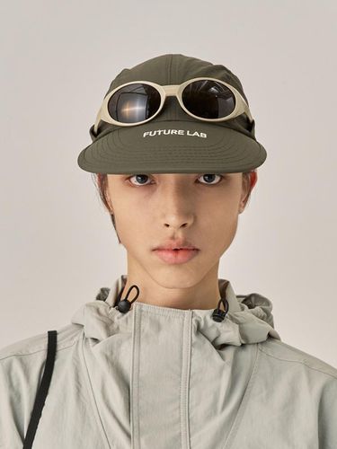 Long Brim Cap _ Khaki - FUTURE LAB - Modalova