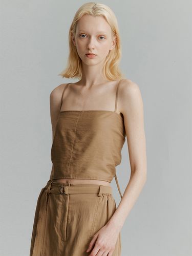 Cut-out Strap Bustier _Beige - THE RYE - Modalova