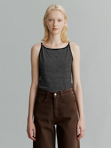 Striped Sleeveless Top _Black - THE RYE - Modalova