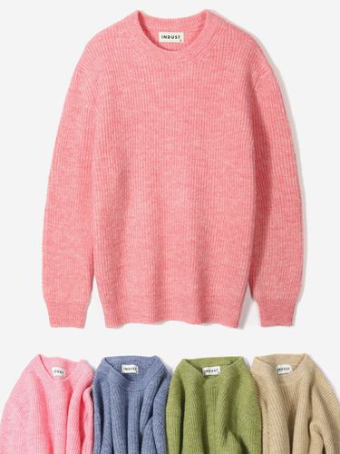 Mohair Wool Round Knit Sweater - INDUST - Modalova