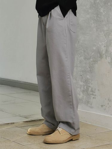 Wide-Leg One-Tuck Denim Pants _ - INDUST - Modalova