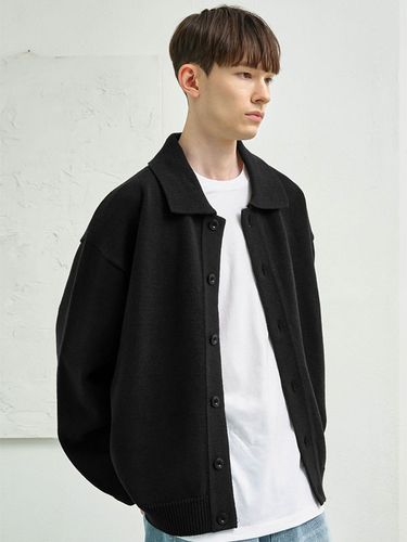 Roa Collared Cardigan _ Black - INDUST - Modalova