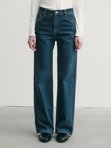 Wide Denim Pants - MIND BRIDGE women - Modalova