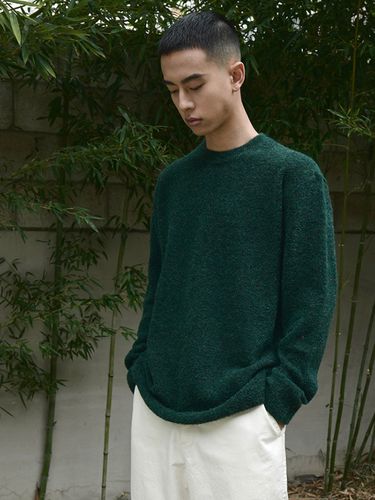 Saint Wool Boucle Knit Sweater _ - INDUST - Modalova