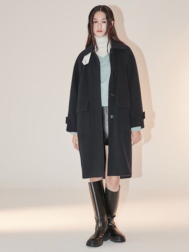 Signature Cocoon Fit Mac Coat_Navy - kuho plus - Modalova