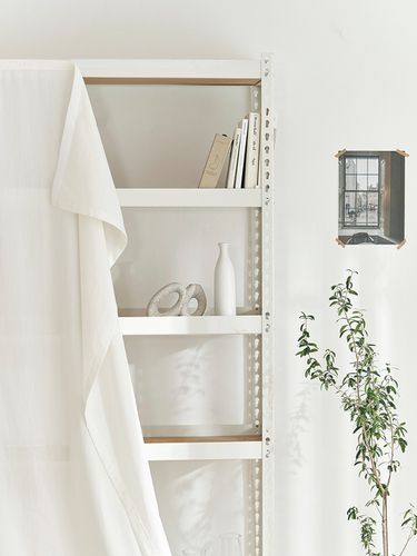 Natural Cotton Velcro Curtain - DECOVIEW - Modalova