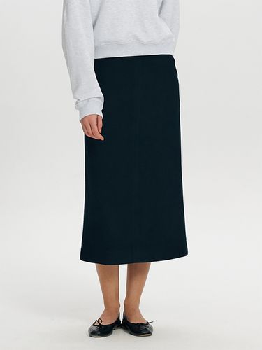 Boucle Midi Skirt _Navy - THE RYE - Modalova