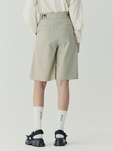 Bermuda Pants - Khaki Green - kuho plus - Modalova