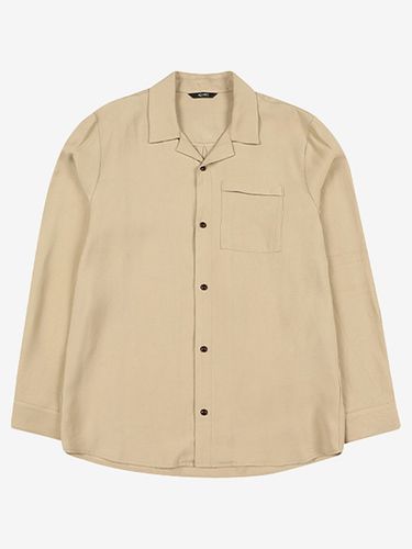 Open Collar Pocket Shirt _ Beige - ADHOC - Modalova