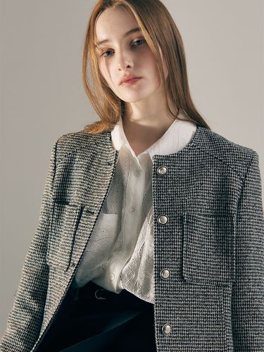 Slim-fit Single Tweet Jacket - AVA MOLLI - Modalova