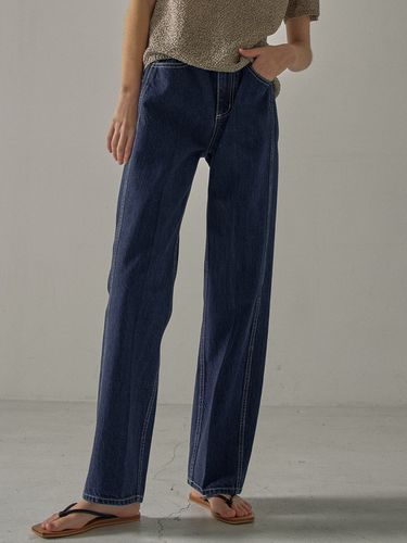 Classic Denim Pants (Indigo) - FACADE PATTERN - Modalova