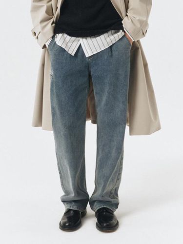 Wide-Leg One-Tuck Jeans _ - Dunst for MEN - Modalova