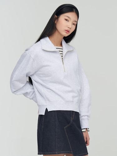 Volume Sleeve Big Collar Sweatshirts - kuho plus - Modalova