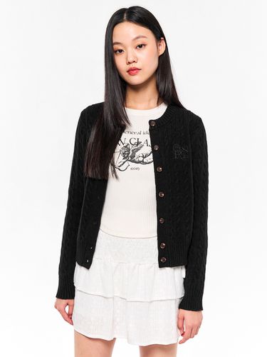 GNRL Cable Cardigan - Black - GENERAL IDEA - Modalova