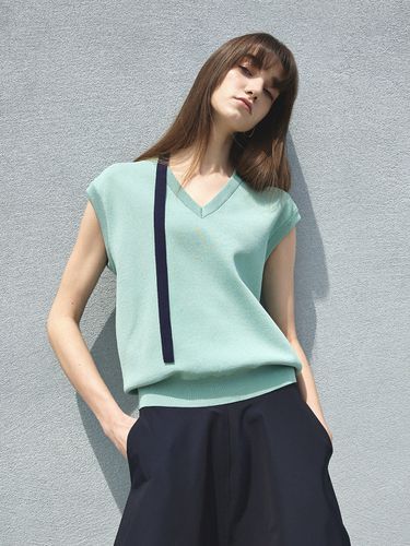 V Neck Boxy Vest - Mare di mari - Modalova