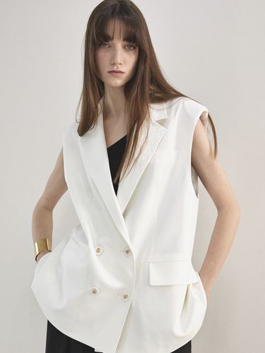 Oversized Double-Breasted Vest - Mare di mari - Modalova