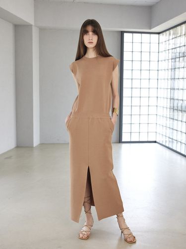 Sleeveless Elastic Waist Dress - Mare di mari - Modalova