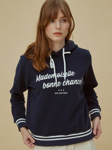 Hoodie Sweatshirt_Navy - HOTEL SAINT TROPEZ - Modalova