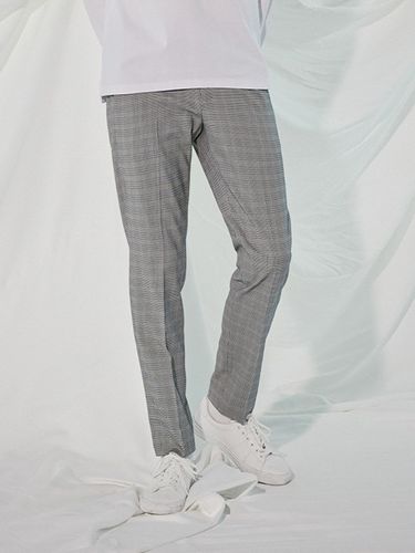 Check Pattern Slacks _ Light Grey - ADHOC - Modalova