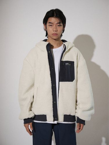 Reversible Sherpa Hood Jumper_Navy - OFFGRID - Modalova