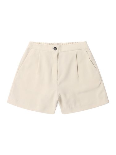 One Tuck Shorts _ Light Beige - ADHOC - Modalova