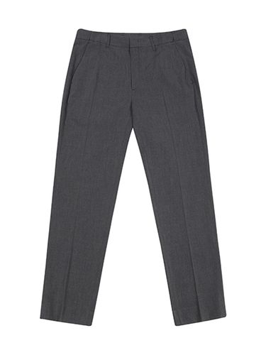 Hidden Banding Tapered Slacks _ - ADHOC - Modalova