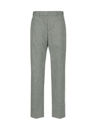 Elasticated Band Check Slacks _ - ADHOC - Modalova