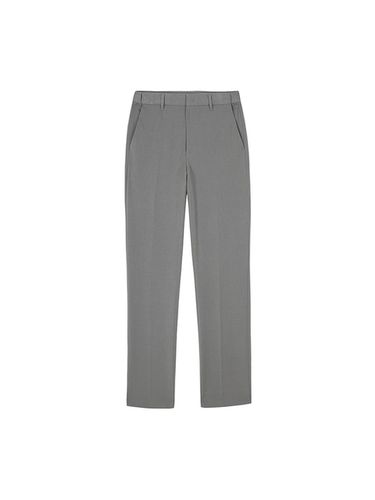 Elasticated Band Slim Fit Slacks _ - ADHOC - Modalova