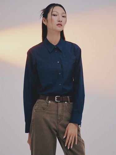 Essential Big Pockets Shirt - Navy - kuho plus - Modalova