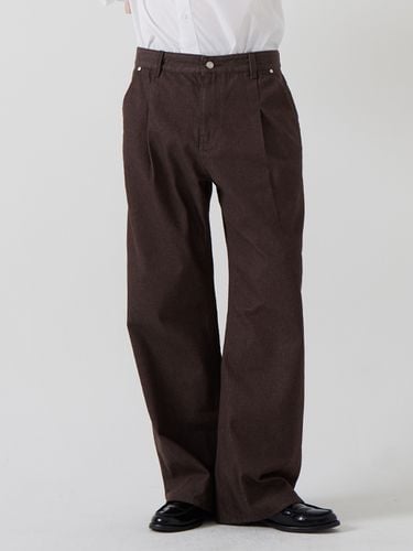 Pluto Wide Pintuck Denim Pants () - CINEDE - Modalova