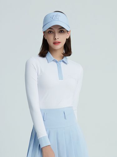 Contrast Collar Polo Shirt - UTINGGOLF - Modalova