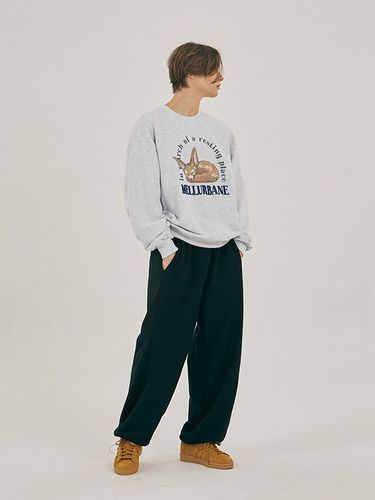 Fennec Arch Sweatshirt_White Melange - mellurbane - Modalova