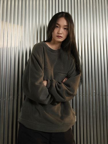 Sherpa Oversized Pullover_Khaki - OFFGRID - Modalova