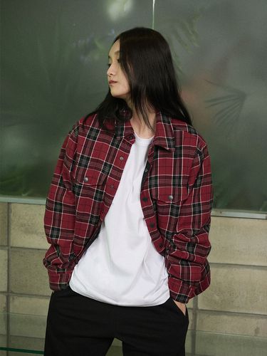 Hunting Flannel Checkered Shirt_Red - OFFGRID - Modalova