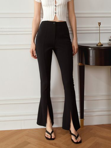 YY_Original Classy Slit Slim Pants - yyiam - Modalova