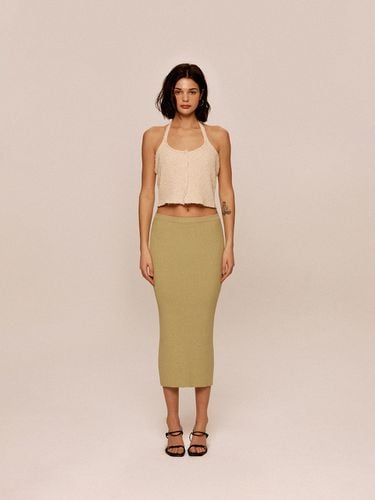 Midi Knit Pencil Skirt - DEARISH - Modalova